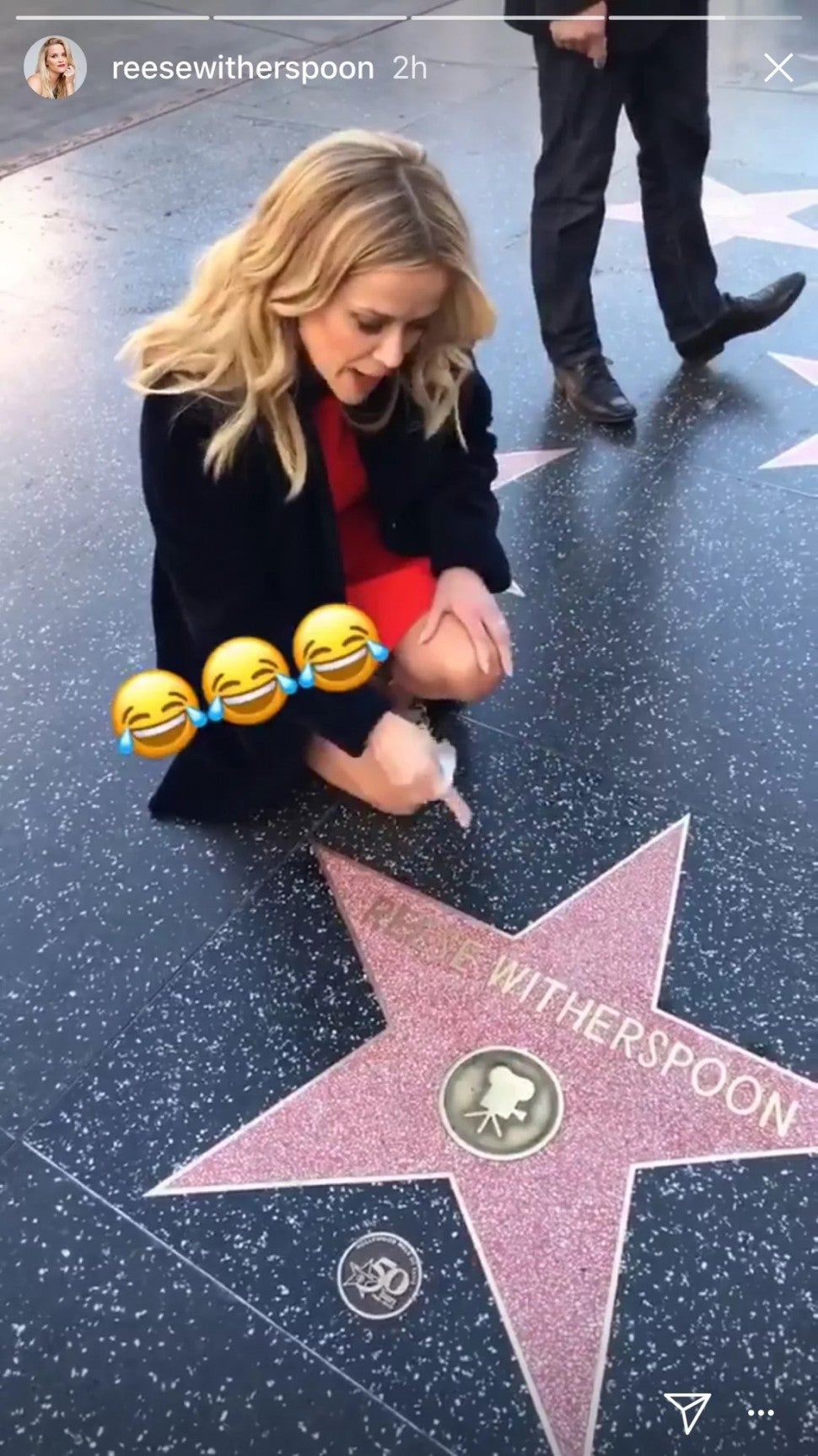 Reese Witherspoon at her Walk of Fame Star 2018