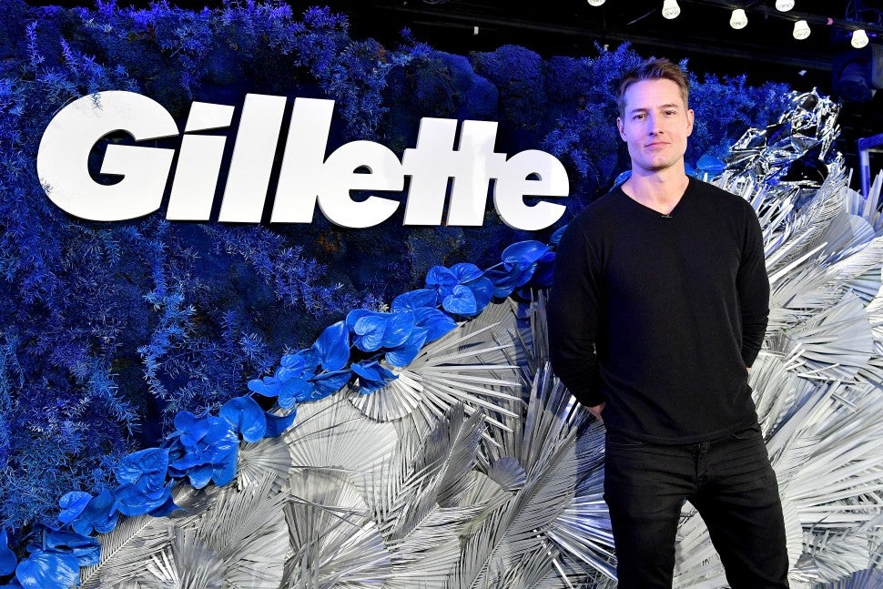 Justin Hartley at gilette event