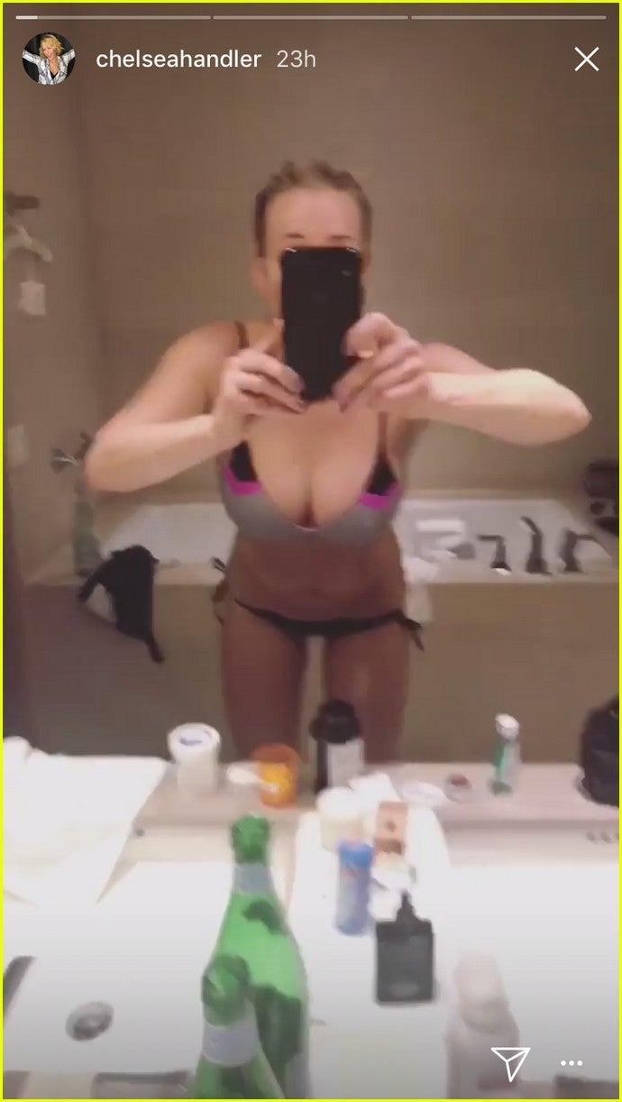 Chelsea Handler Bikini Instagram Story