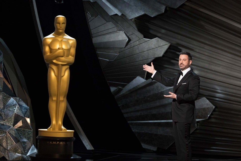Jimmy Kimmel at the 90th Annual Oscars