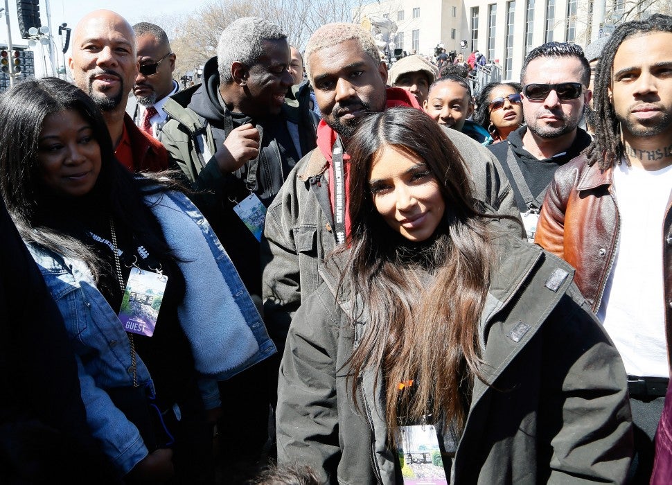 Kim Kardashian and Kanye West March For Our Lives
