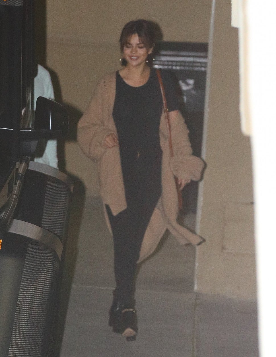 Selena Gomez leaving chuch