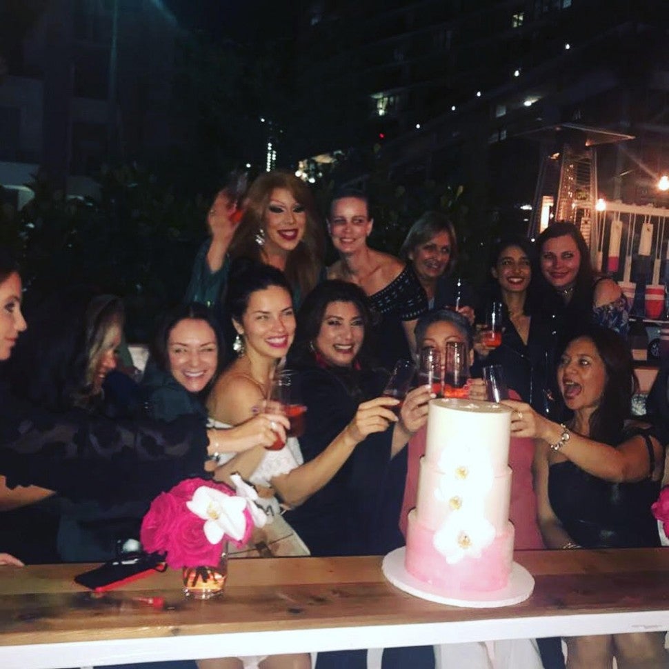 Adriana Lima celebrates her assistant's birthday