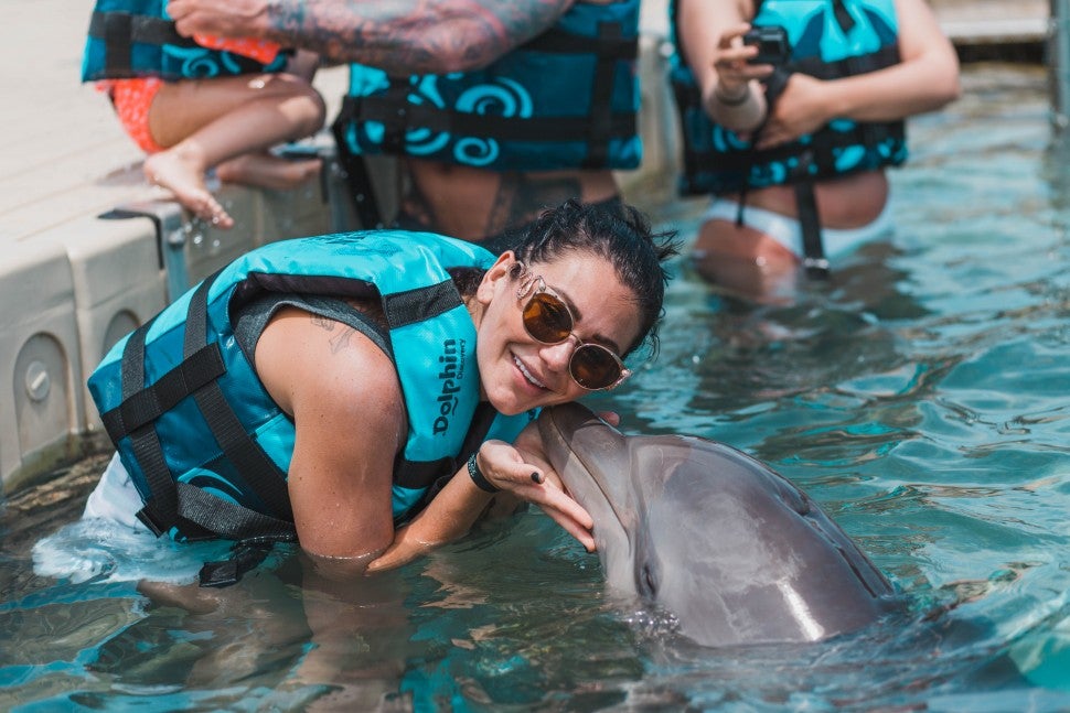 JWoww and dolphins