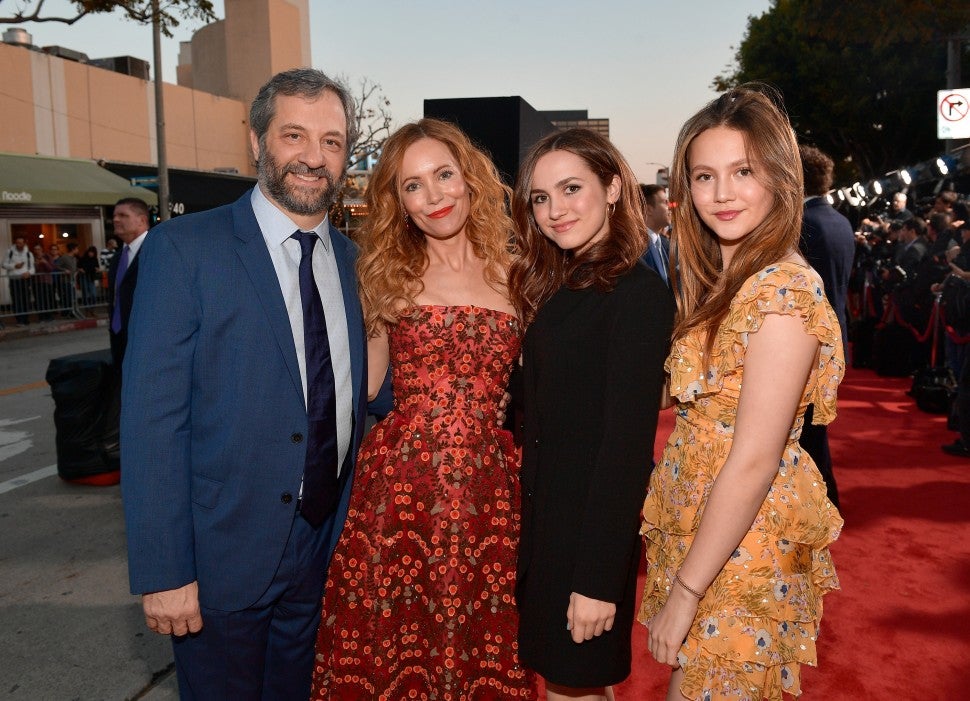 The Apatow family at the 'Blockers' premiere on April 3, 2018.