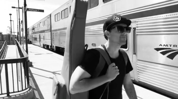 Jason Mraz on Amtrak