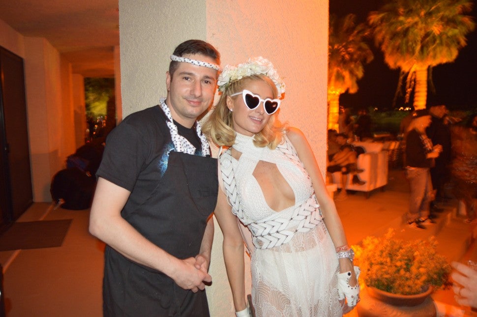 Paris and chef at Coachella