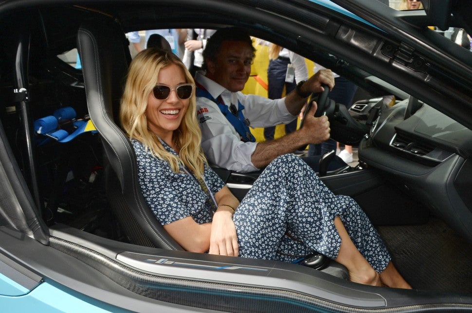 Sienna Miller and e-prix