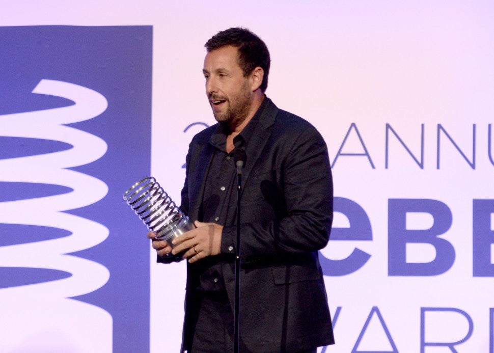 Adam Sandler at webby awards