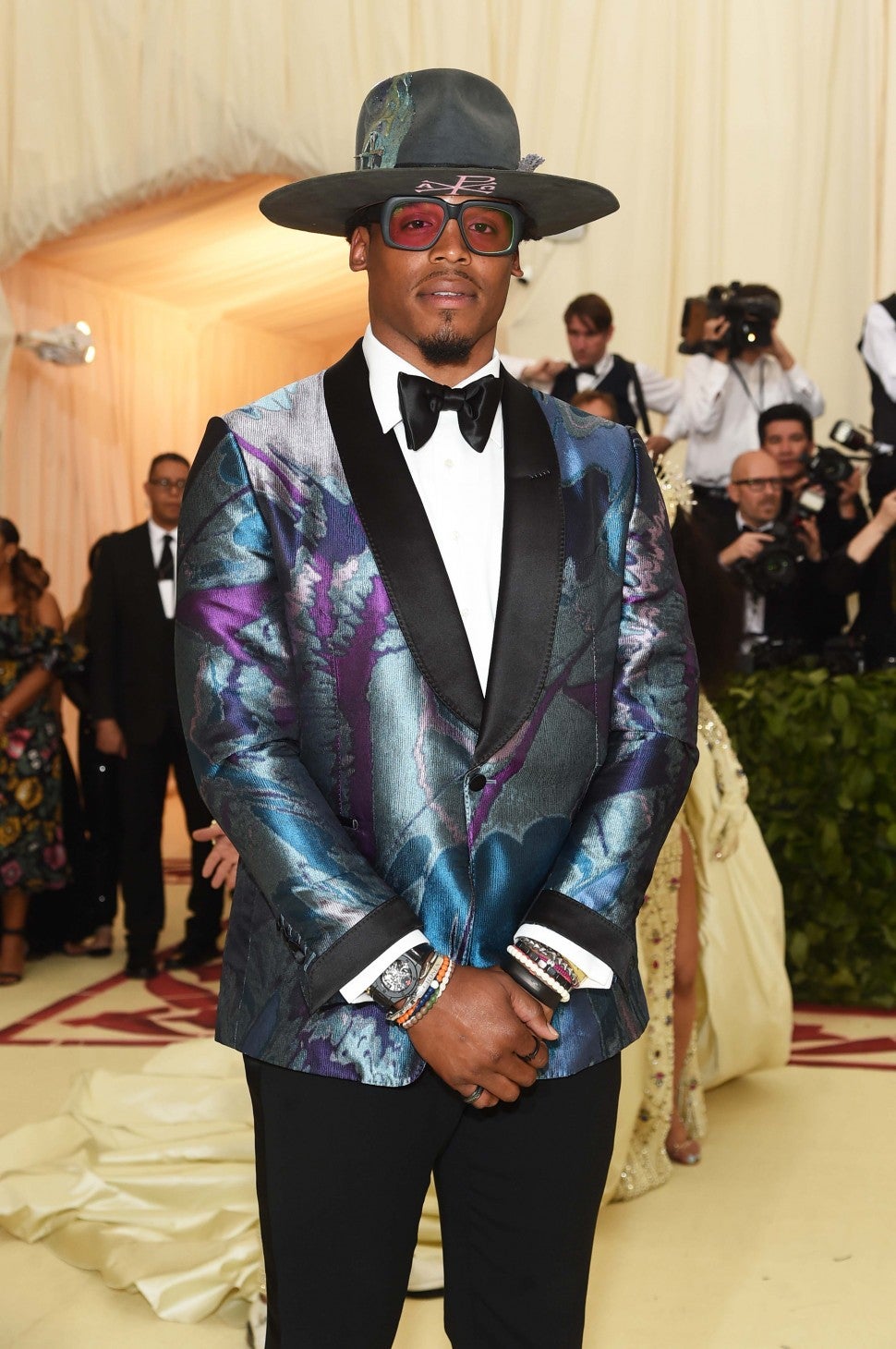 Cam Newton at the 2018 Met Gala in New York