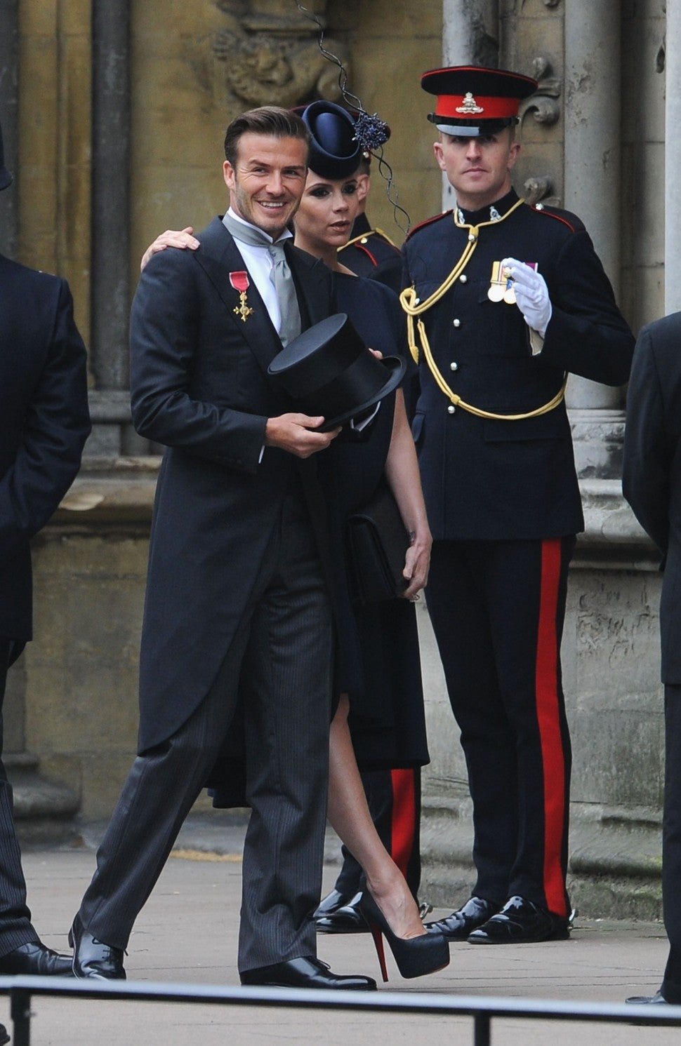 David Beckham At Prince William's Wedding