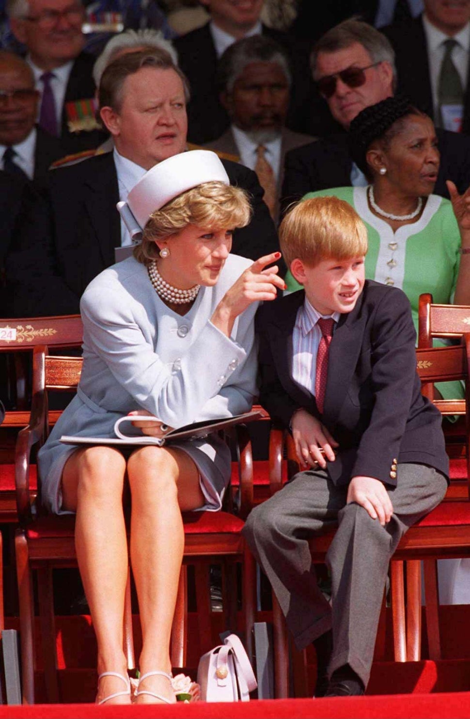 Princess Diana and Harry in Hyde Park, London, on May 7, 1995.