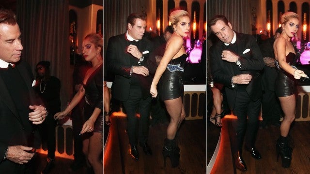 Lady Gaga and John Travolta