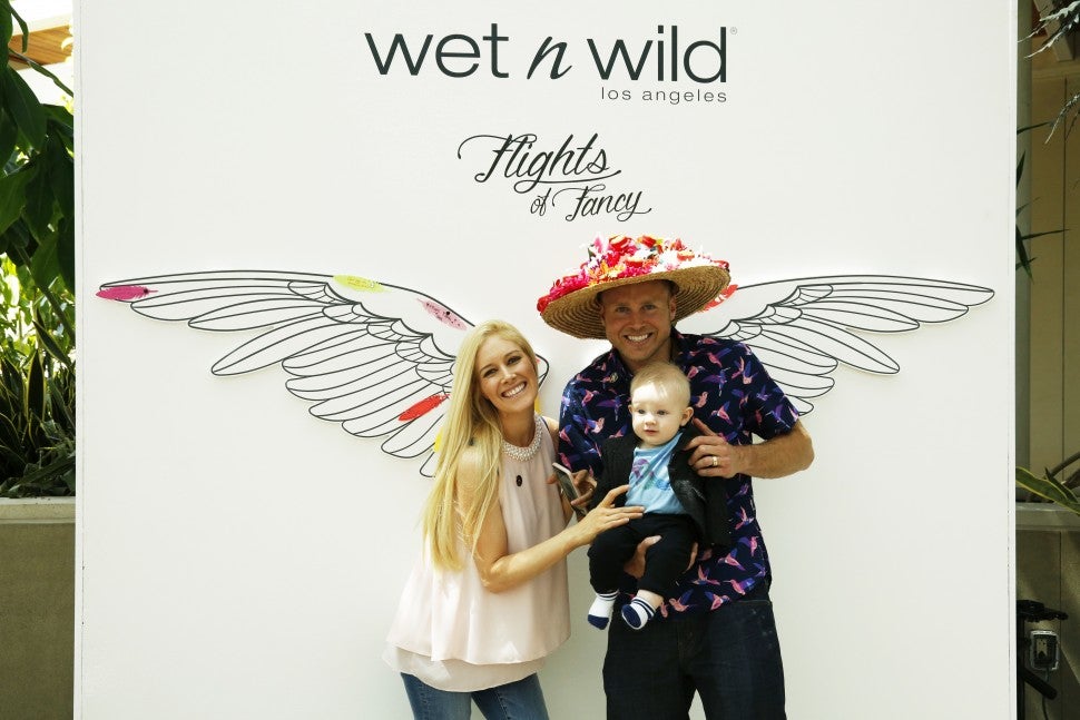 Heidi Montag, Spencer Pratt and son at wet n wild event