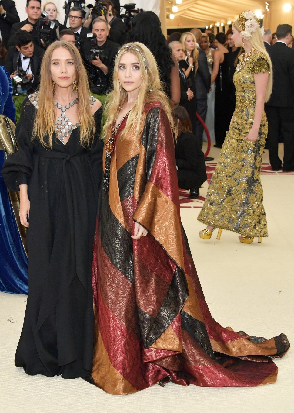Mary-Kate and Ashley Olsen at 2018 Met Gala