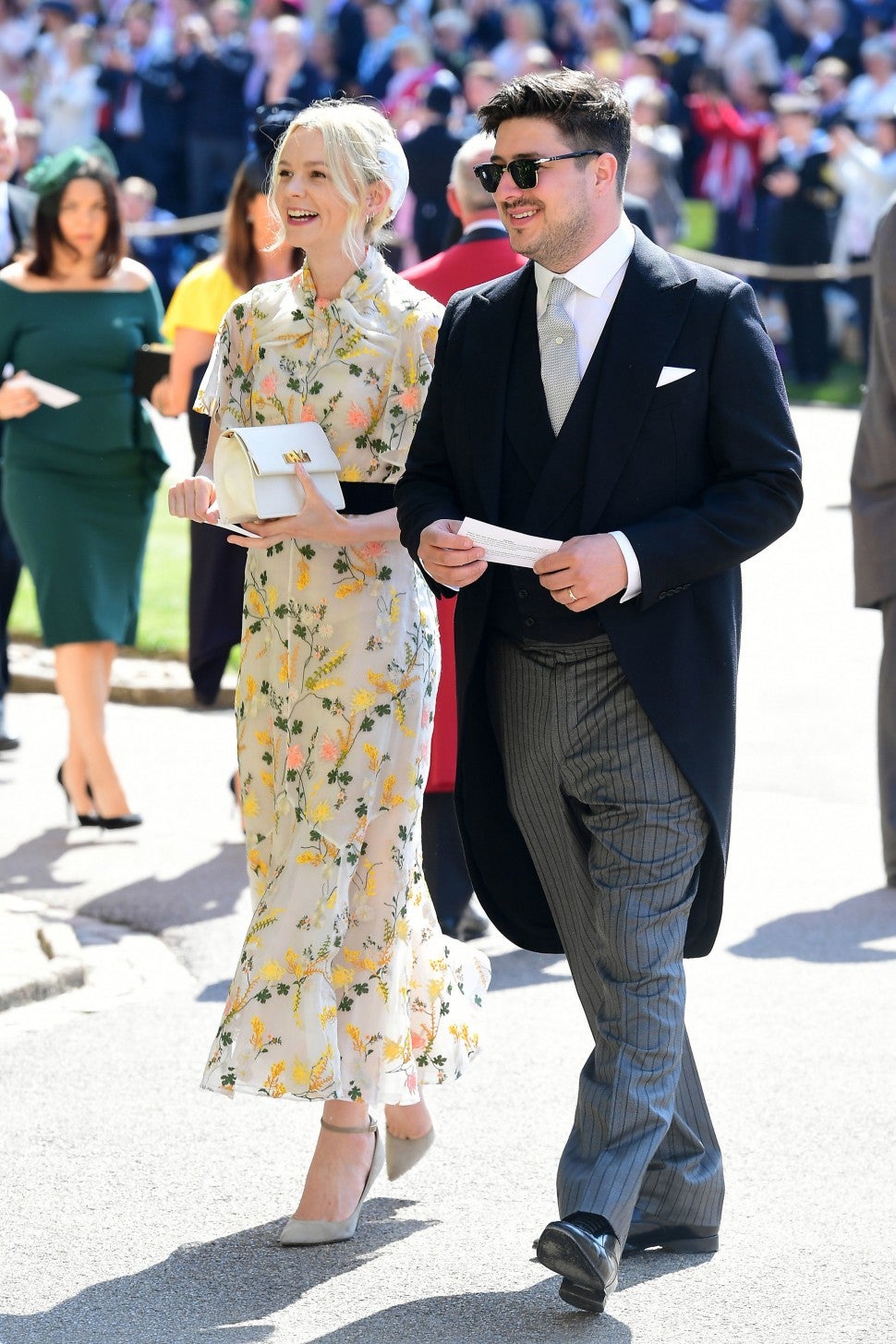 Carey Mulligan and Marcus Mumford at royal wedding