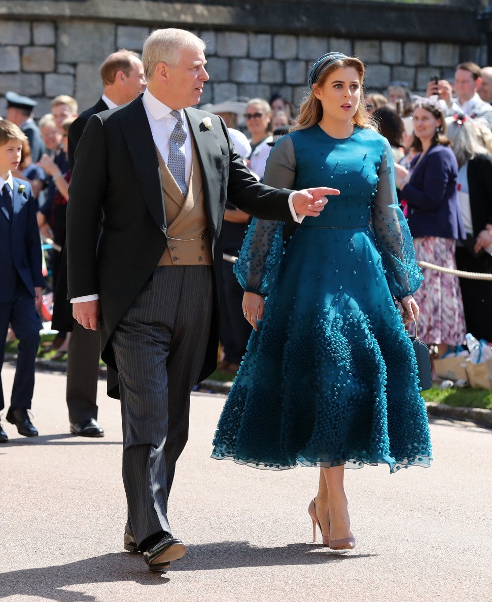 Prince Andrew, Duke of York and Princess Beatrice