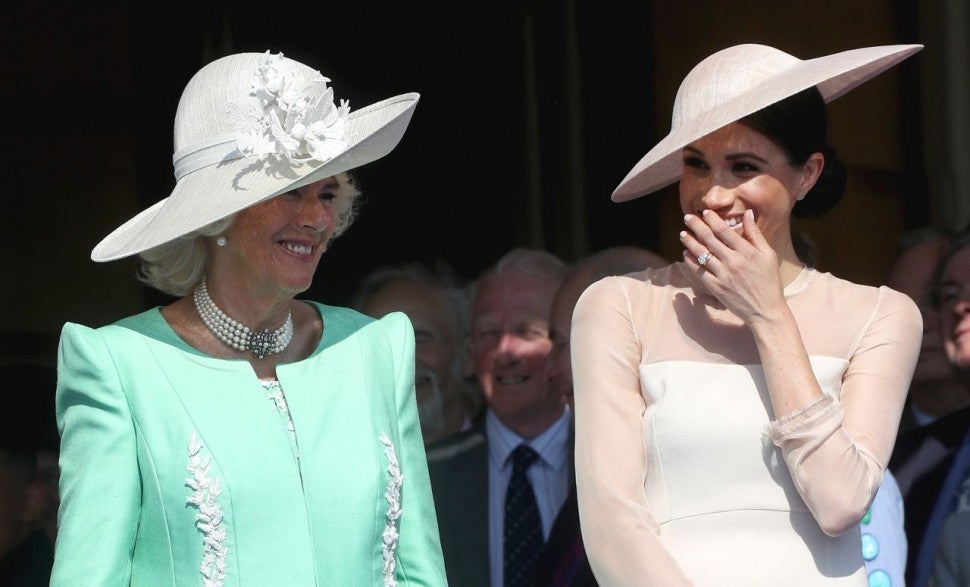Camilla and Meghan Markle at Buckingham Palace