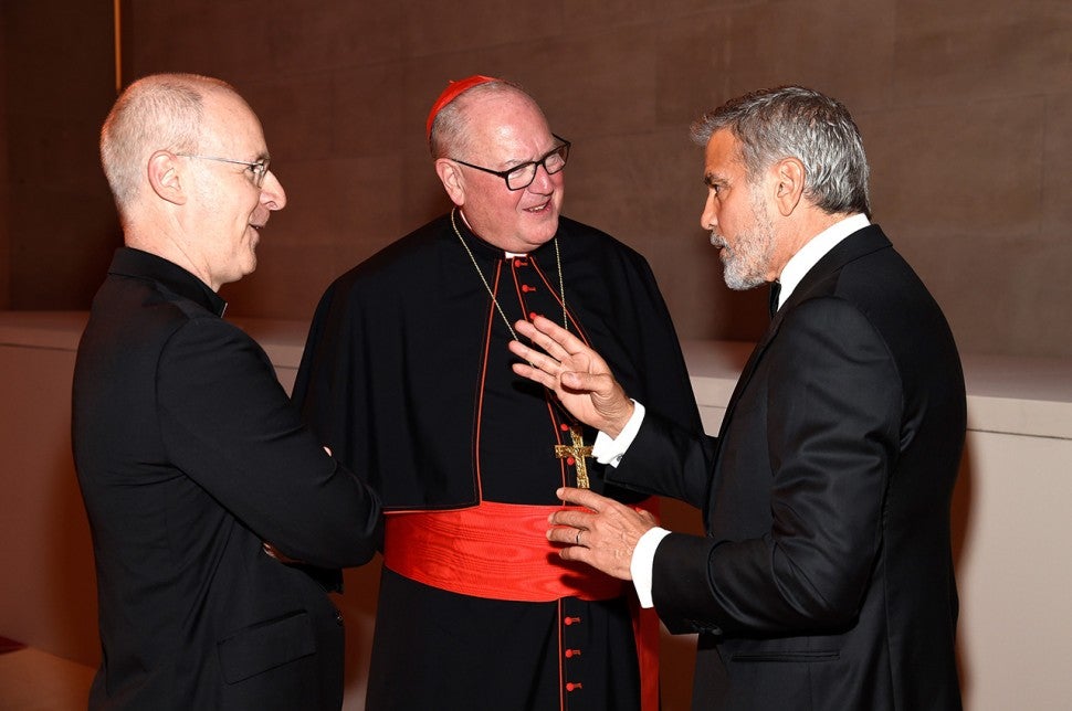 James Martin, Father Dolan, and George Clooney