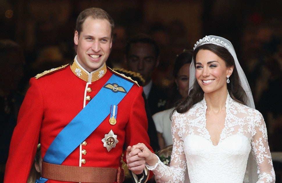 Prince William marries Kate Middleton.