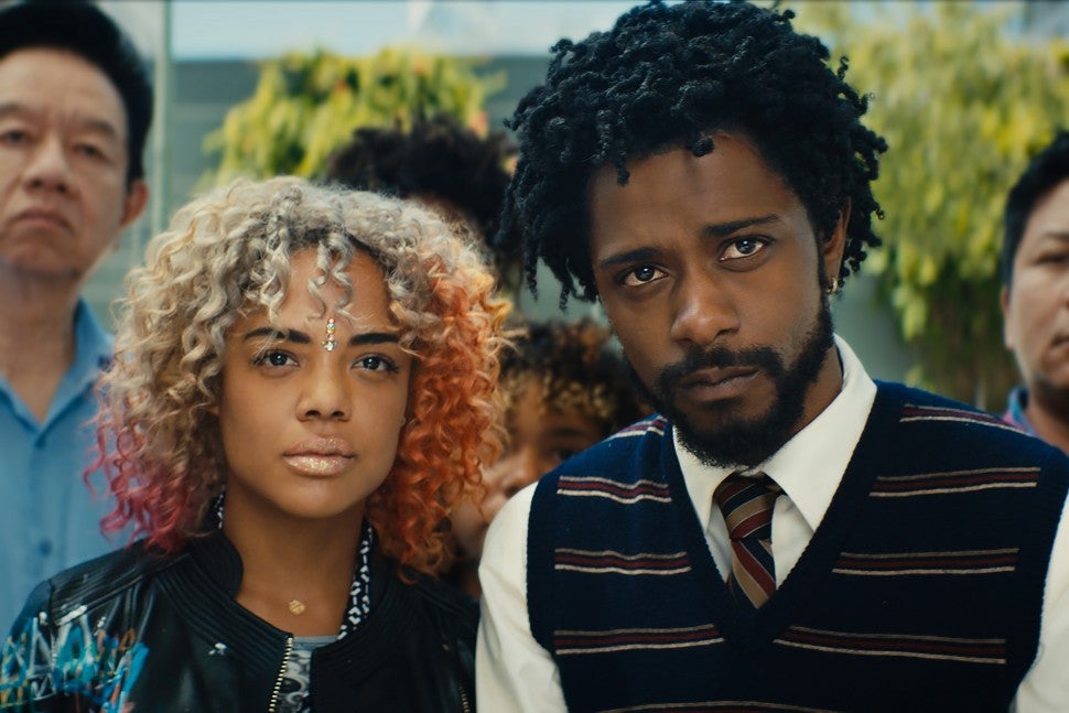 Sorry to Bother You, Lakeith Stanfield, Tessa Thompson