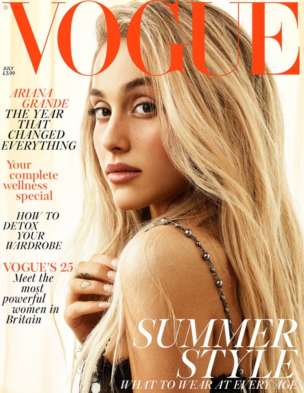 Ariana Grande covers British Vogue