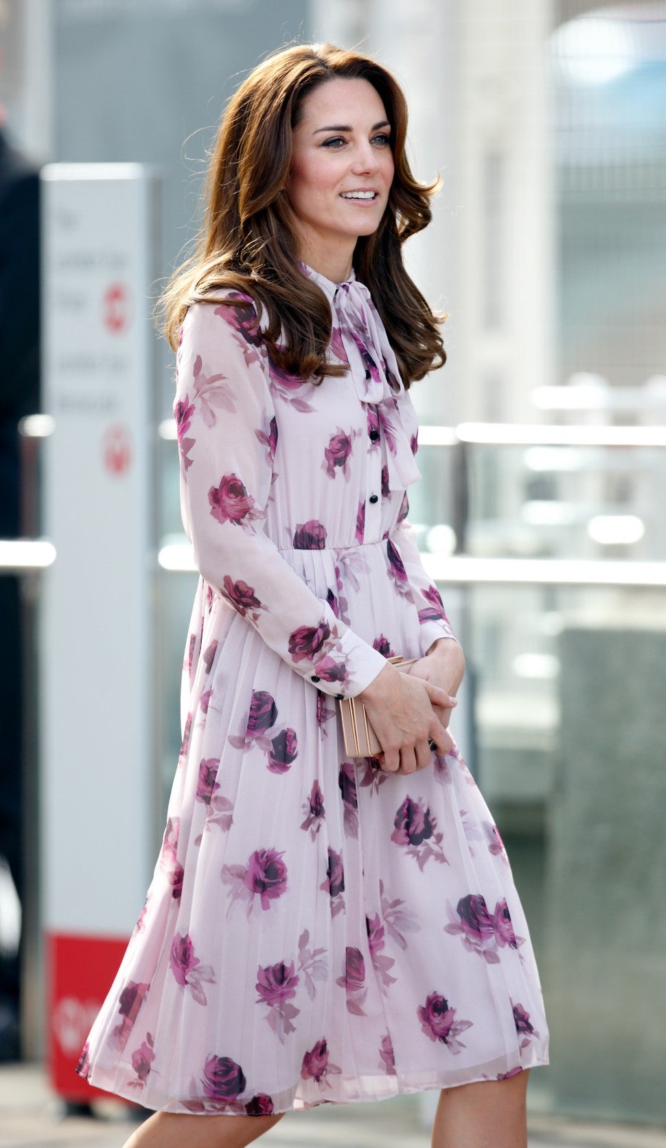Kate Middleton wearing Kate Spade.