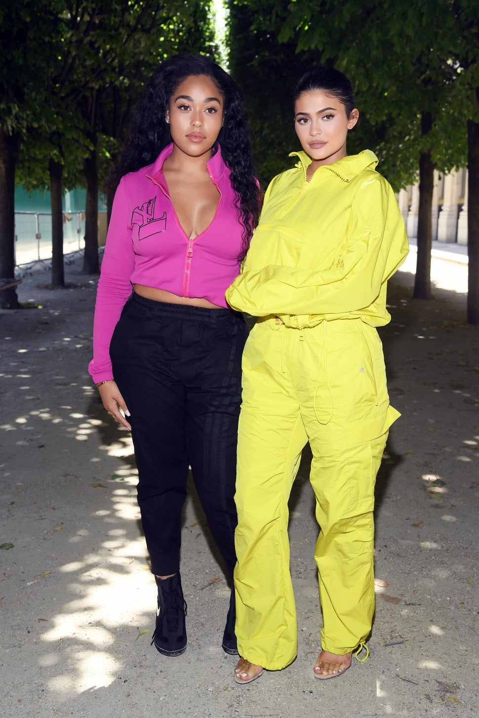 Kylie Jenner and Jordyn Woods Louis Vuitton front row