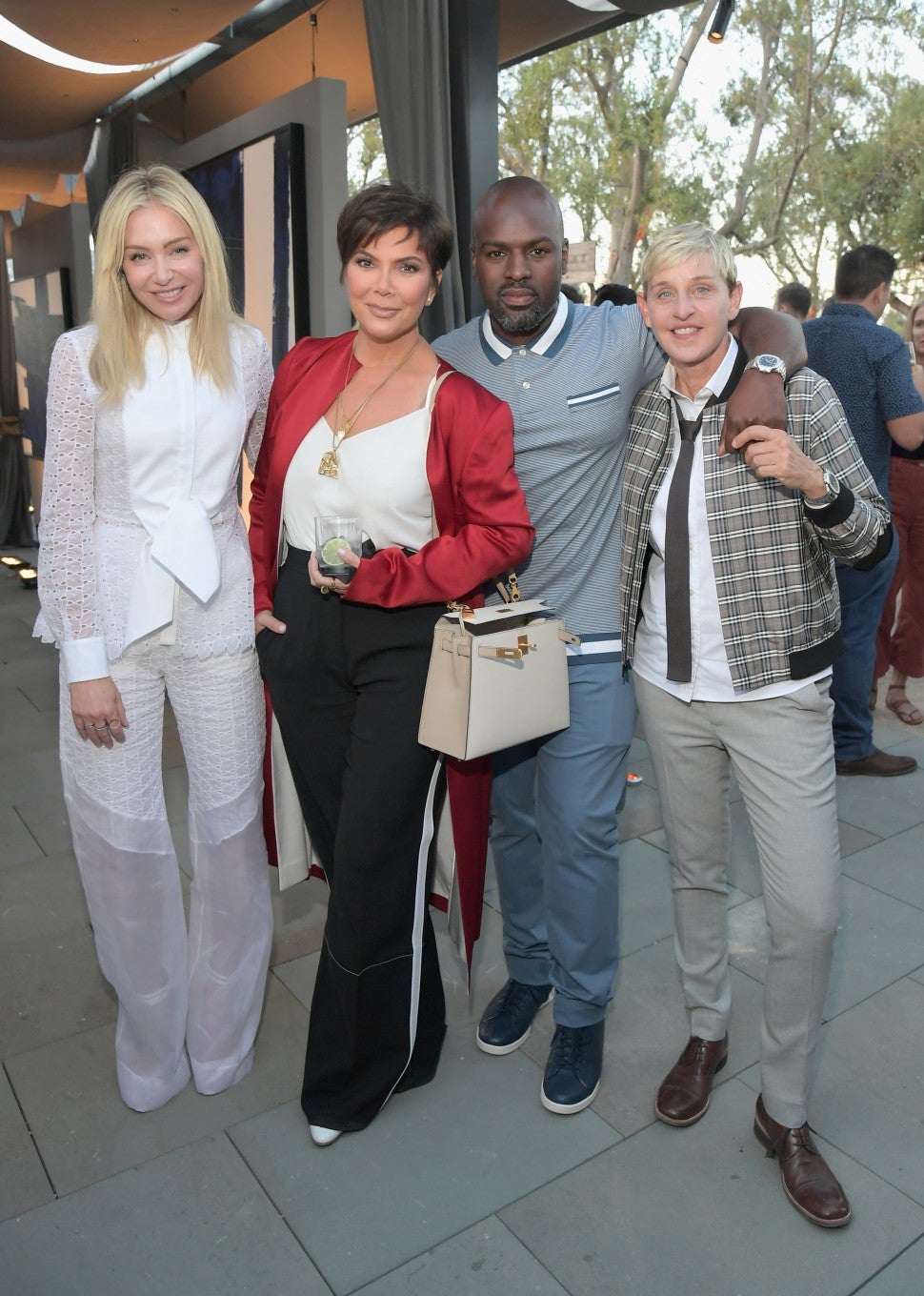 Portia de Rossi, Kris Jenner, Corey Gamble, Ellen DeGeneres