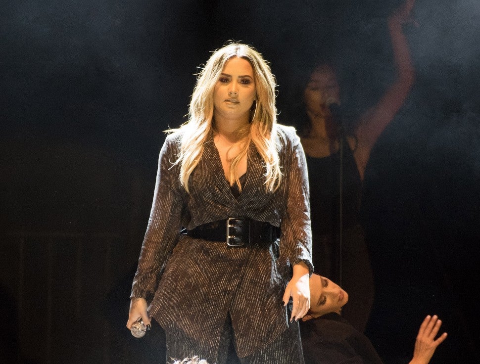 Demi Lovato performs during the 2018 California Mid-State Fair on July 22, 2018 in Paso Robles, California.