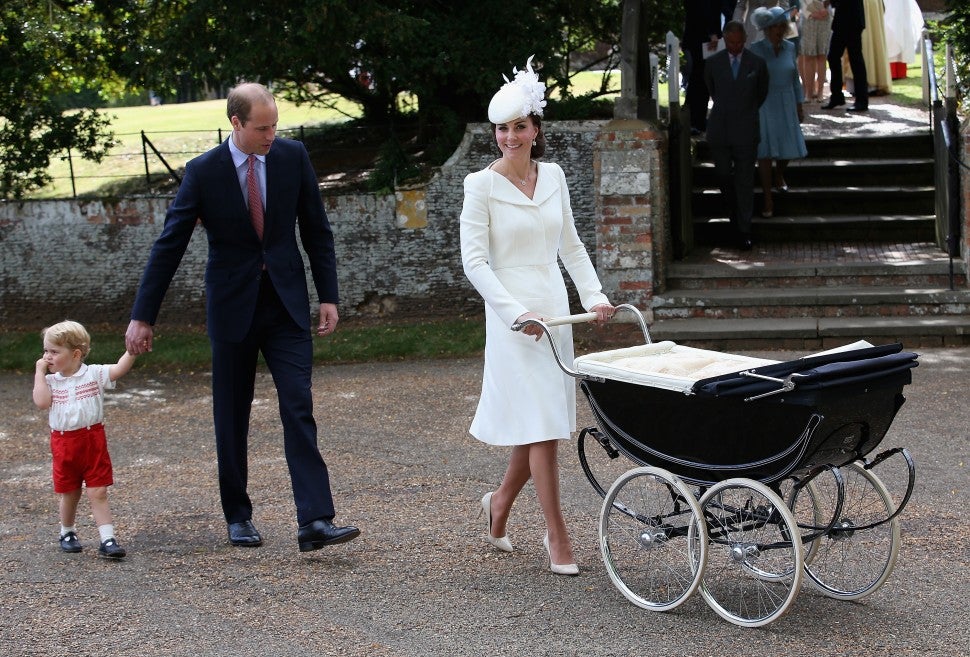 Kate Middleton at Princess Charlotte's christening