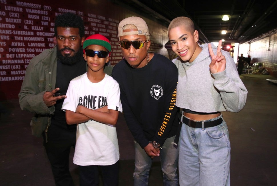 Pharrell and Mette Towley