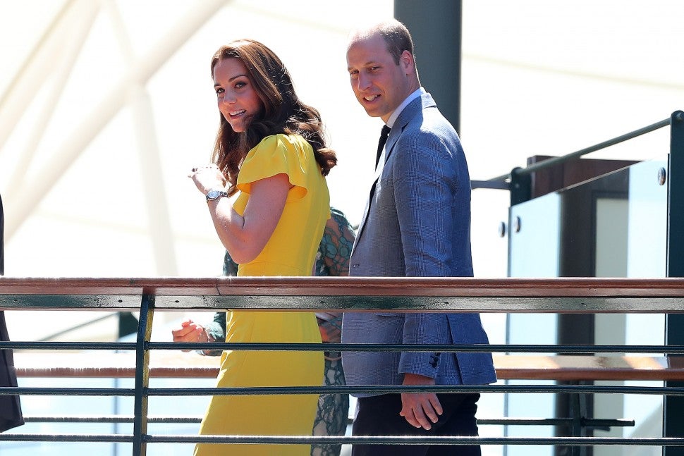 Kate Middleton and Prince William at Wimbledon 2018