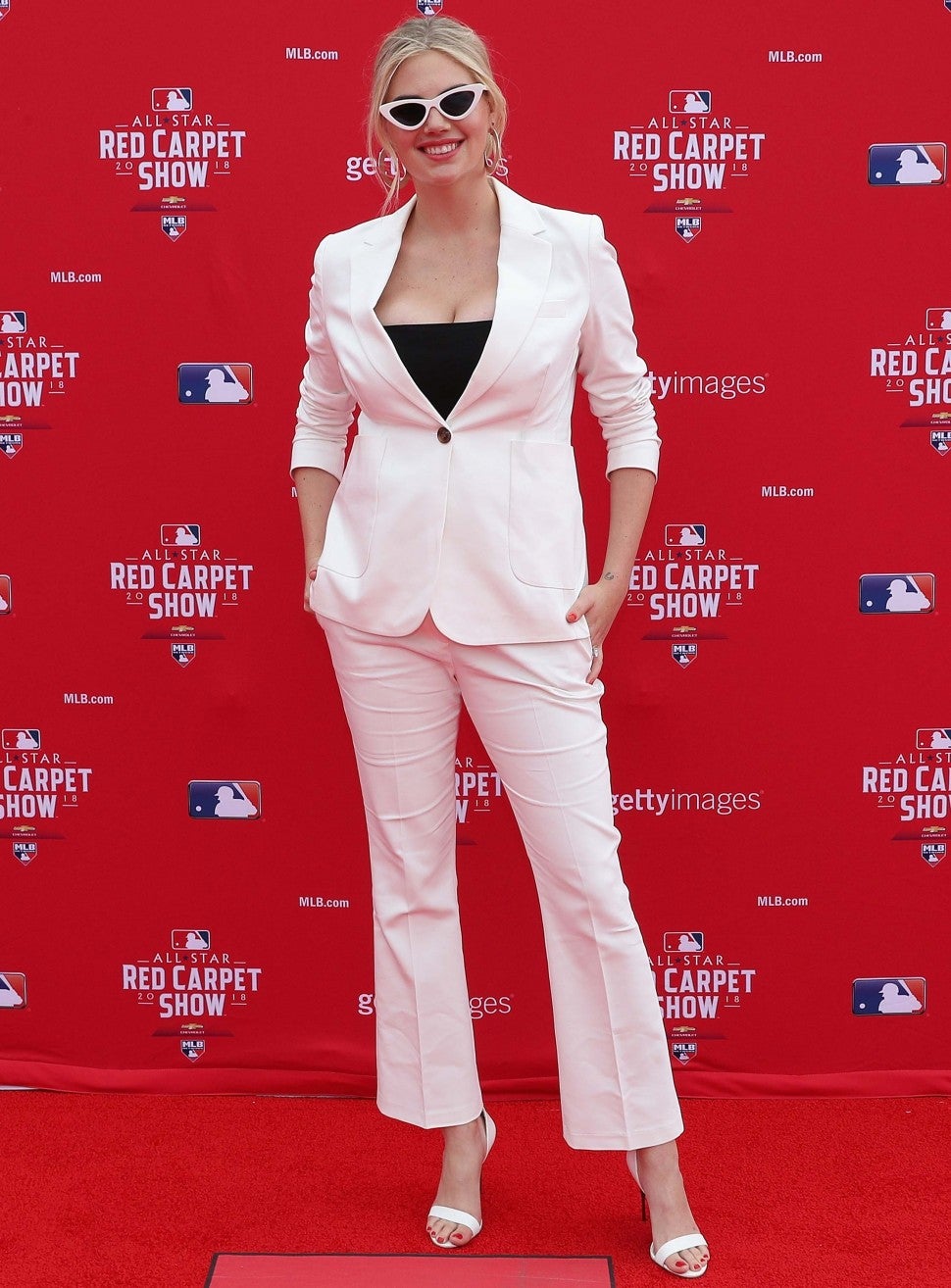 Kate Upton at the 89th MLB All-Star Game in Washington, D.C.
