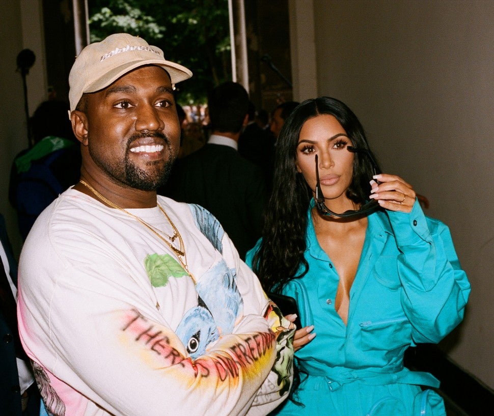 Kim Kardashian Kanye West Paris