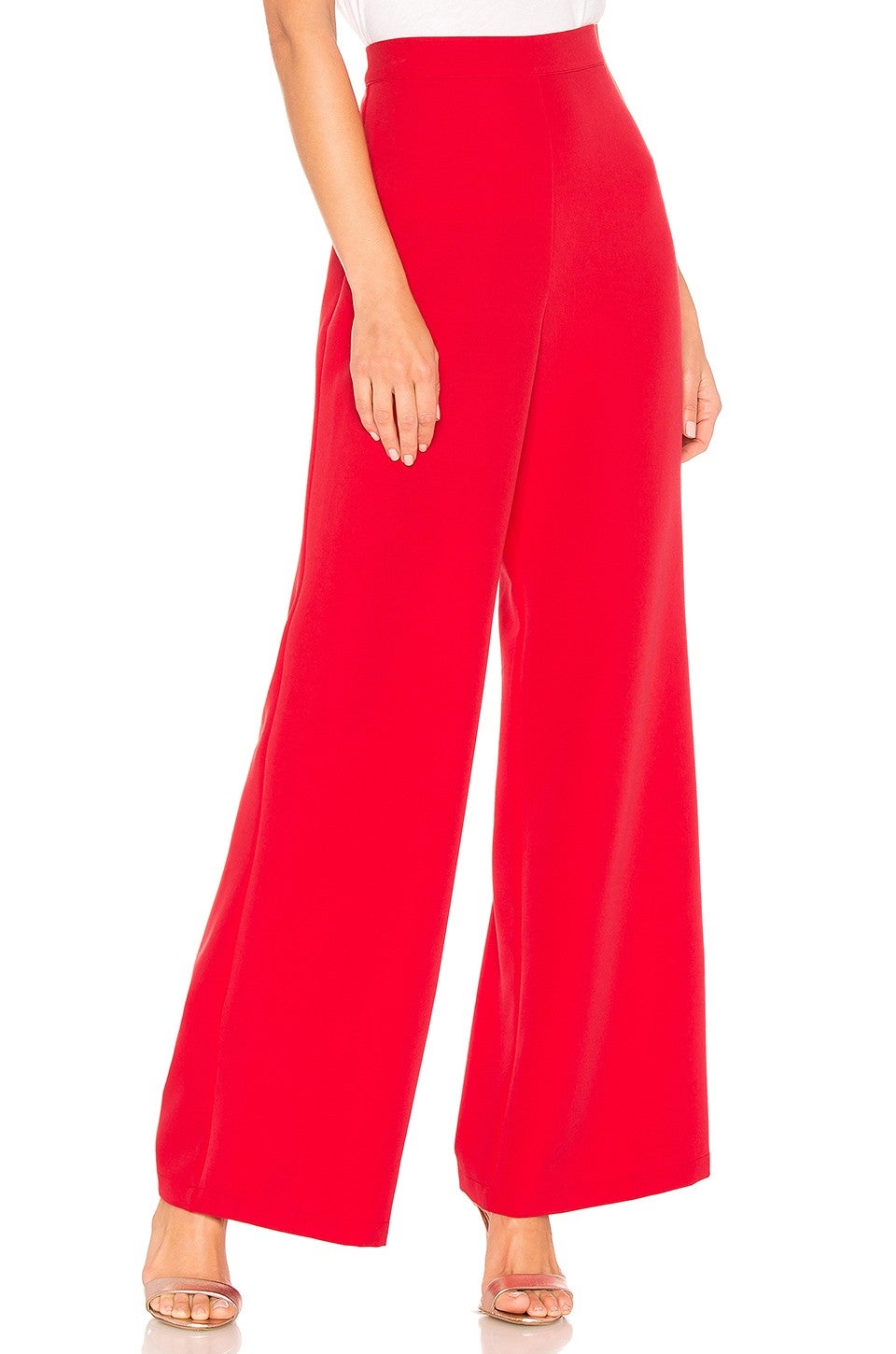 Lovers + Friends red wide leg pant