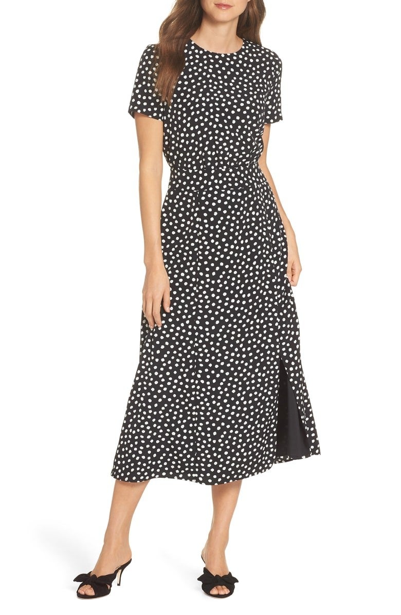 Maggy London dotted dress