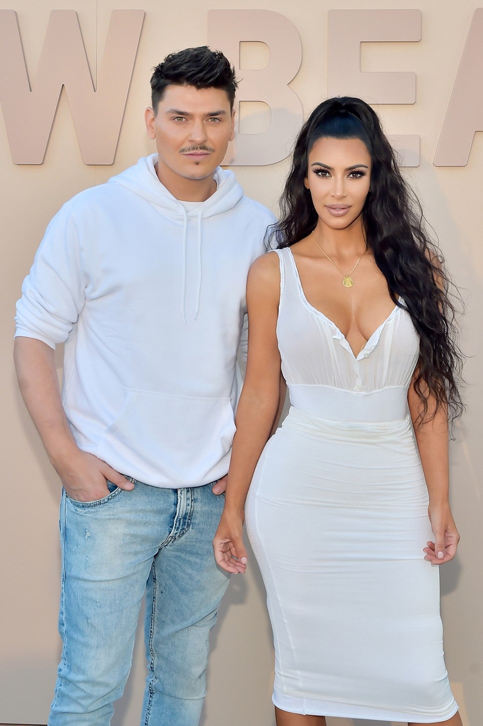 Mario Dedivanovic and Kim Kardashian