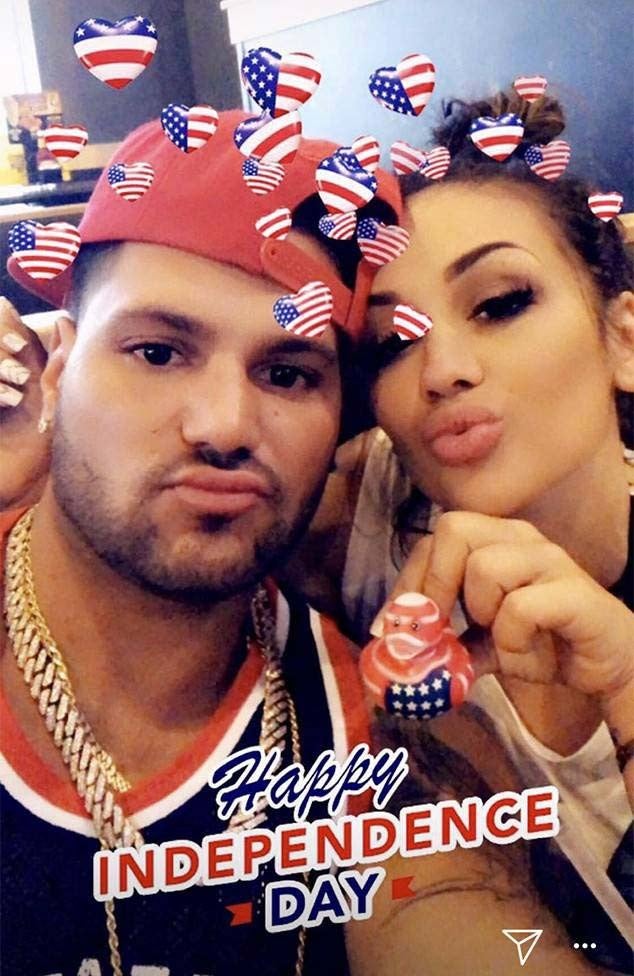 Ronnie Ortiz-Magro and Jen Harley Celebrate the 4th of July