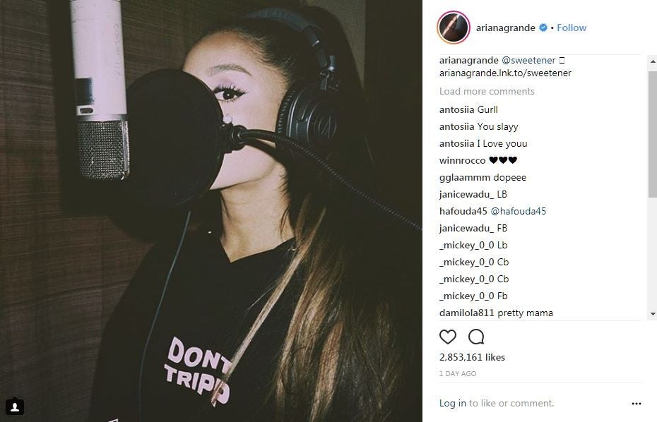 Ariana Grande Instagram Valley High