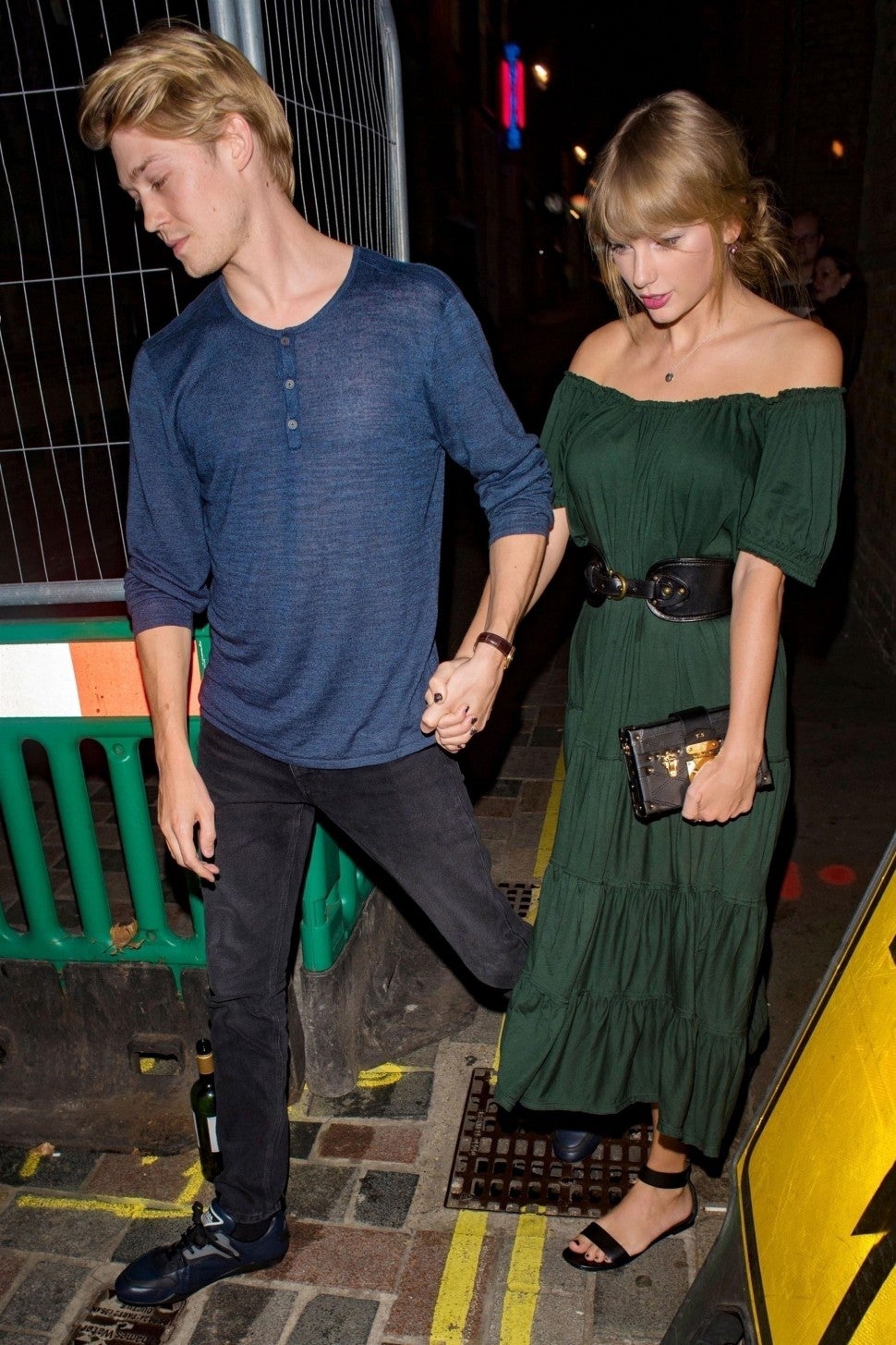 Joe Alwyn and Taylor Swift in london in august 2018