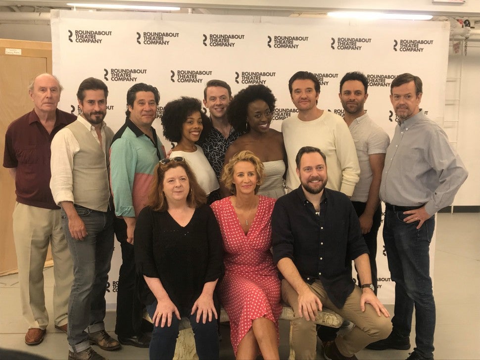 The cast of Broadway's Bernhardt/Hamlet