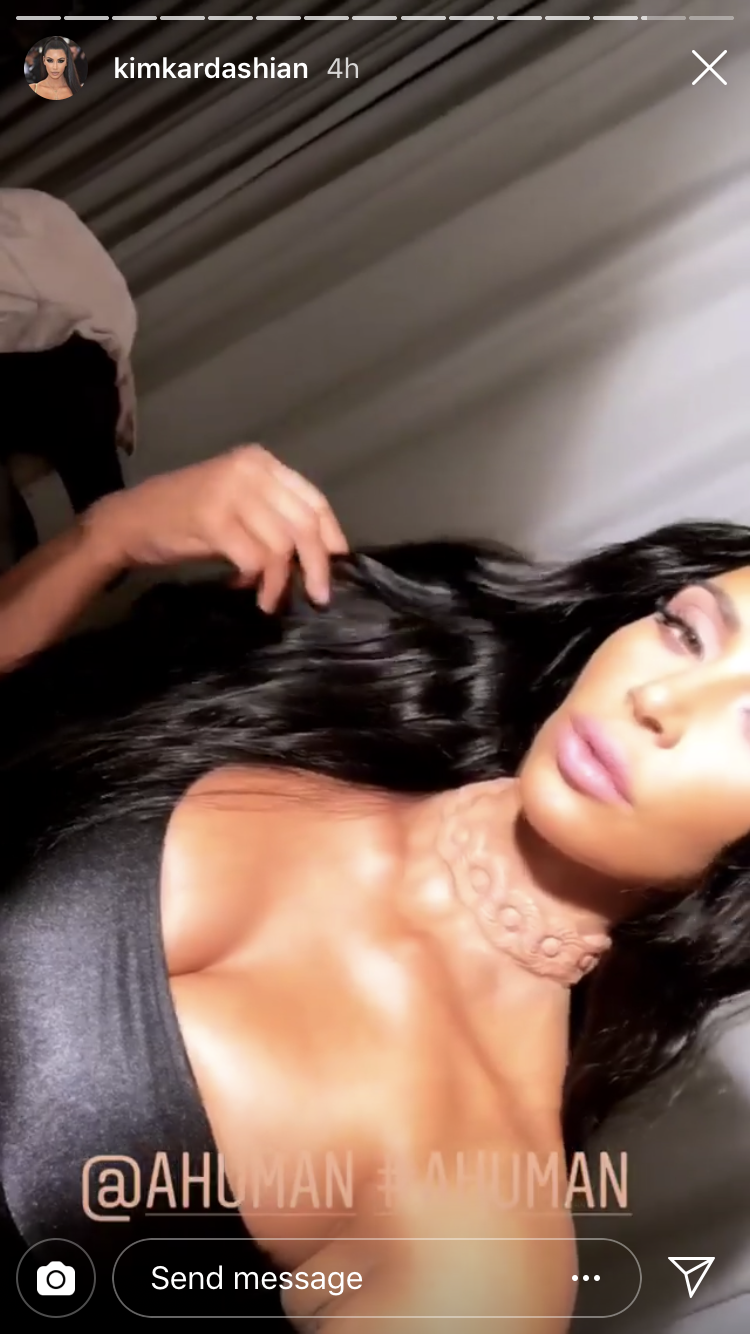 Kim Kardashian body modification necklace