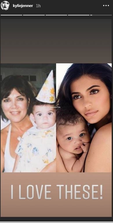 Kylie Jenner Kris and Stormi
