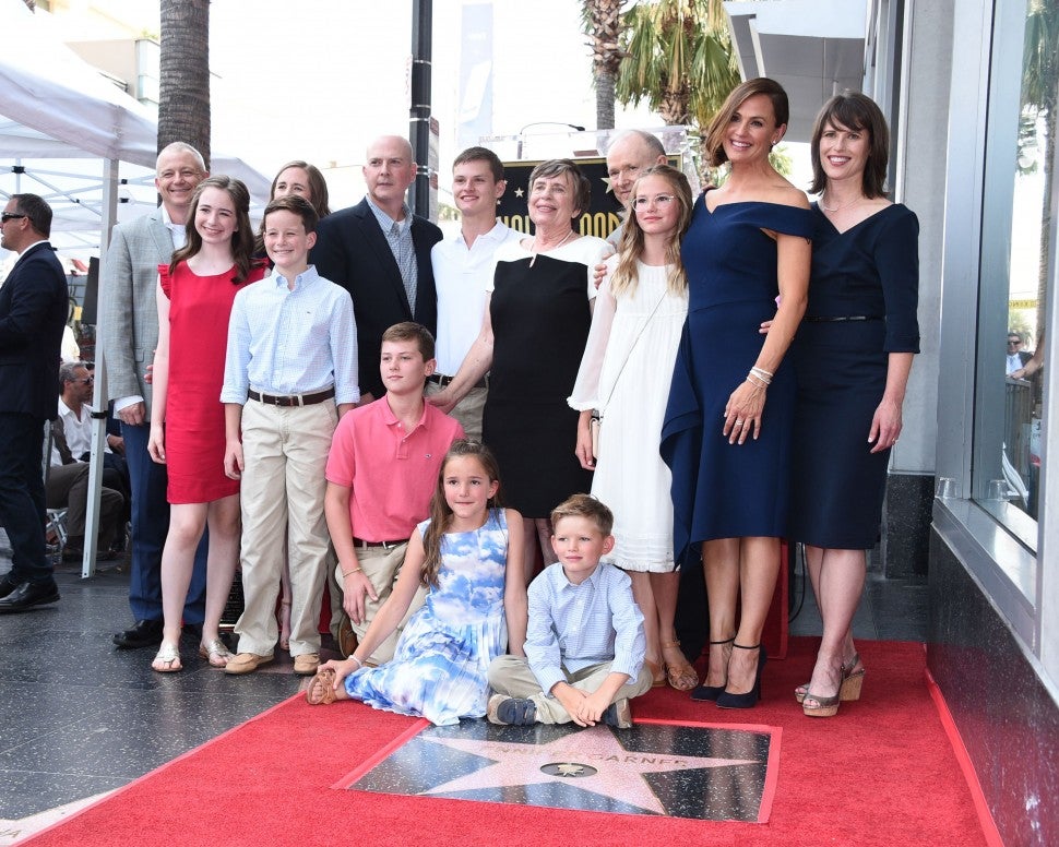 Jennifer Garner family Walk of Fame