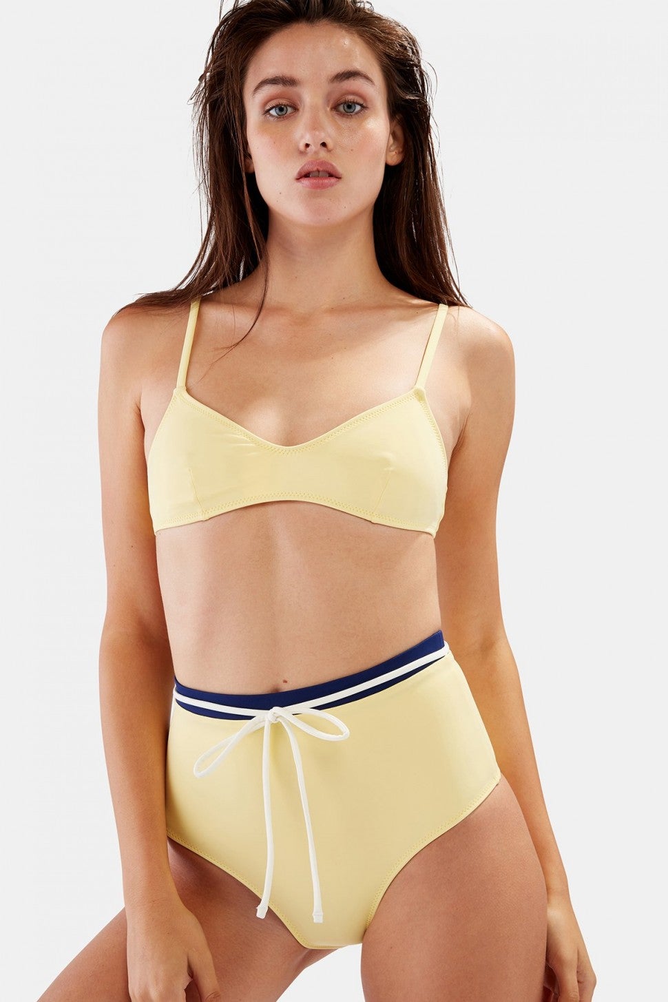Solid & Striped yellow bikini