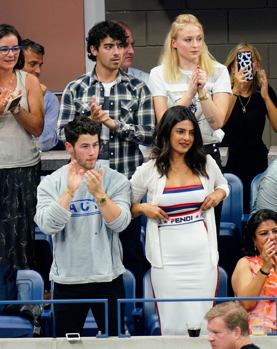 Priyanka Chopra in Fendi at US Open