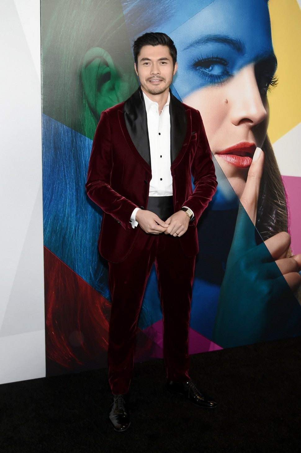 Henry Golding at A Simple Favor premiere