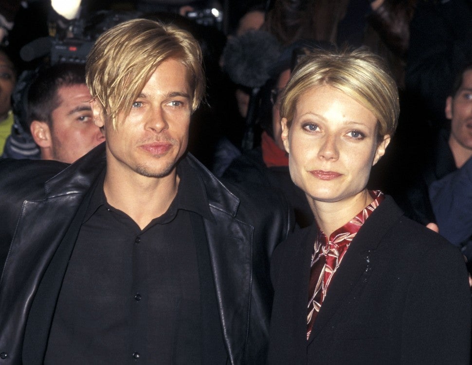 Brad Pitt and Gwyneth Paltrow same pixie cut