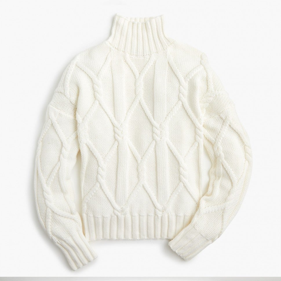 J.Crew cable knit sweater